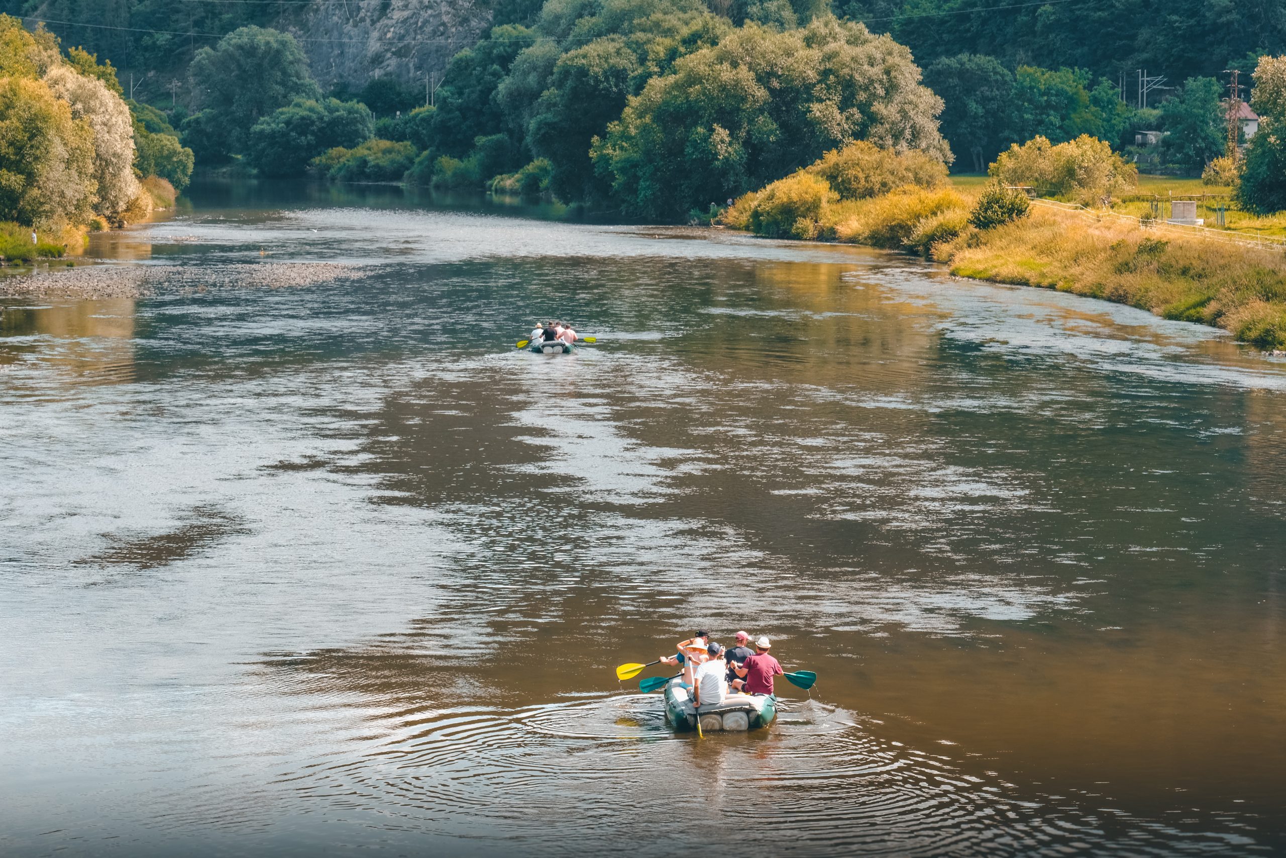 Jednodenní výlet lodí z Berouna do Karlštejna