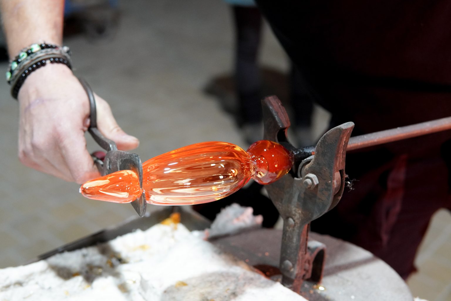Sklářská show a workshop
