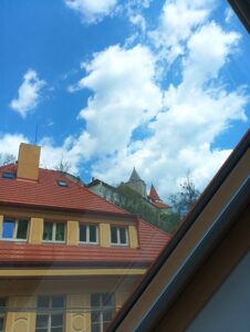 Výhled na hrad Křivoklát
