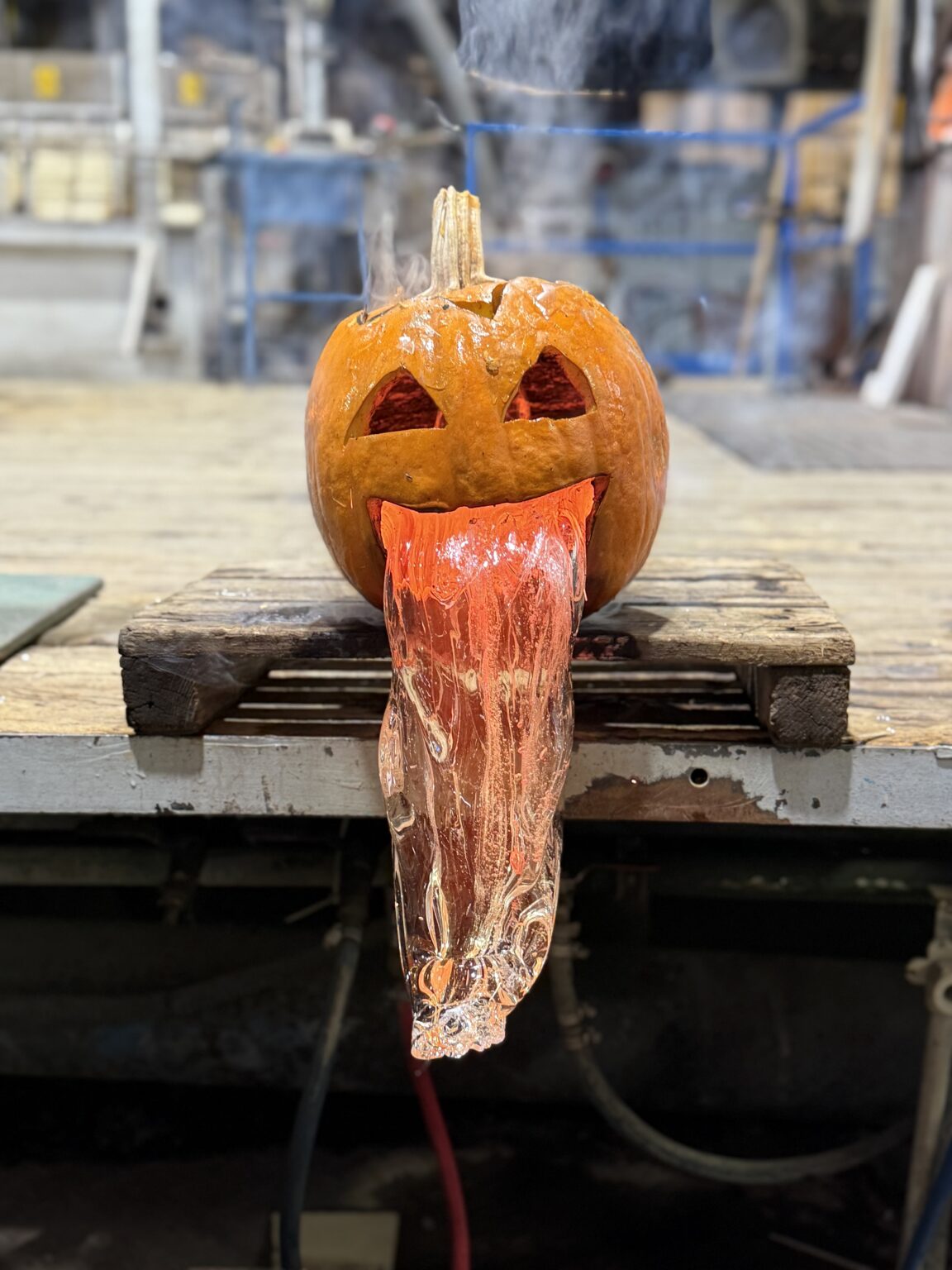 Haloween ve sklárně Rückl