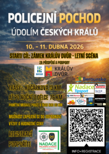 Policejní pochod údolím českých králů