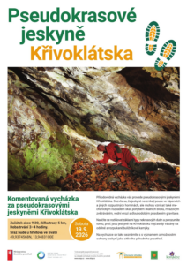 Vychazka pseudokrasove jeskyne Krivoklatska